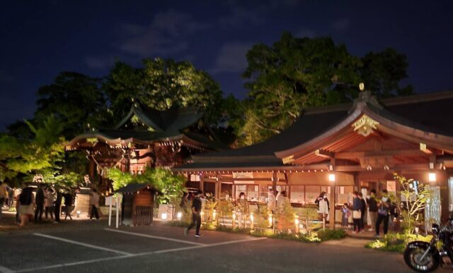行田八幡神社ライト